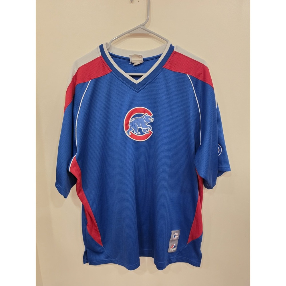 Majestic Chicago Cubs Batting‎ Practice Baseball Cubby Jersey Size Mens XL